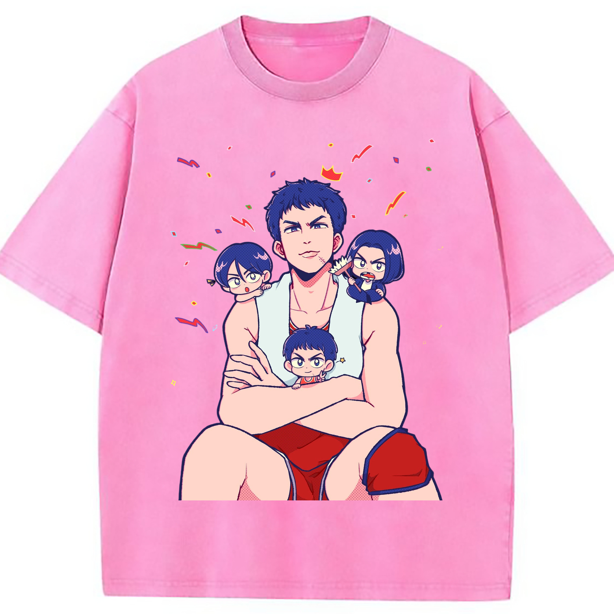 （画像用） SLAM DUNK／スラムダンク 綿100% ヴィンテージ風 半袖Tシャツ（フロントプリント）